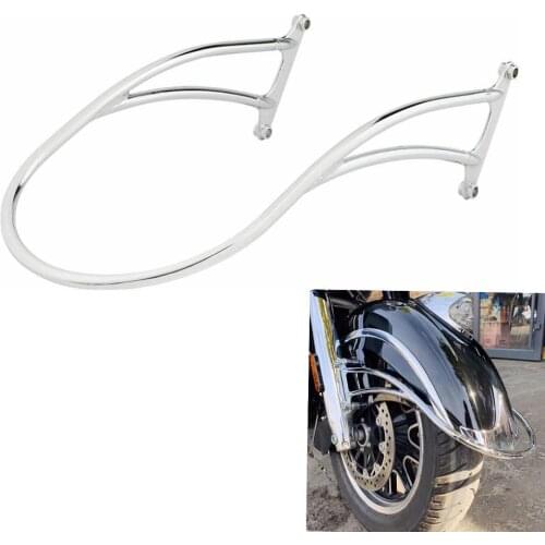 Motorcycle Chrome Front Fender Bumper For Indian Dark Horse Chief Roadmaster Leader 2014-2020