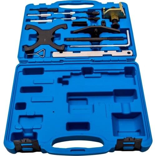 16PCS Engine Timing Tool Kit Camshaft Flywheel Lock Kit for Mazda fit for FORD 1.8 D/TD/TDCI diesel and 1.25-2.0 16V