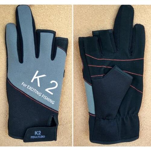 1 pair waterproof Anti-slip Strong Fishing gloves Outdoor glove Super Fishing Tool good quality