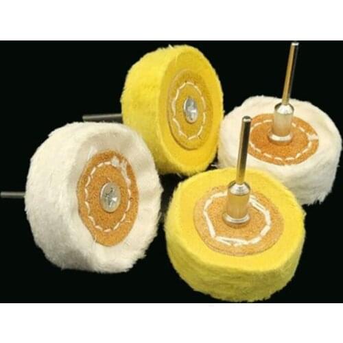 Polish Cloth Wheel Brush Head Grinder Shank Buffing Accessory Rotary Tool Polishing Pad Hand Tool Kit