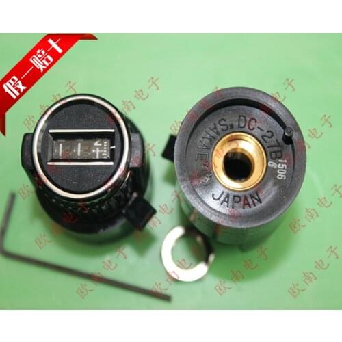 [VK] Si Bo Japan imported SAKAE DC10-27B potentiometer digital word scale knob aperture 6MM switch