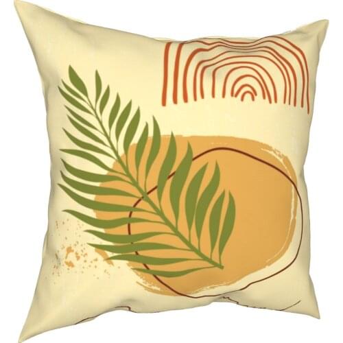 Rainbow Minimalist Abstract Pillowcase Printed Polyester Cushion Cover Decorative Nordic Style Pillow Case Cover Car 45*45cm