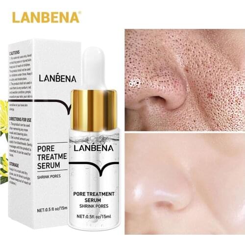 LANBENA six Peptide Hyaluronic Acid Face Serum Acne Treatment Anti-Aging Anti-Winkle Whitening Moisturizing Shrink Pores Essence