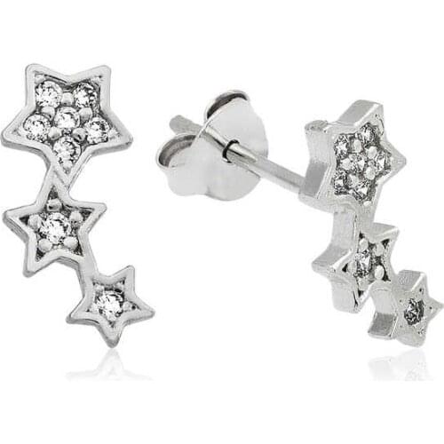 Tevuli 925 Sterling Silver Star Studded Earrings