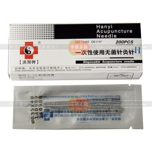 0CR19NI9 Sterile disposable acupuncture needles beauty massage 200 pcs quality acupuncture needle 0.18/0.20/0.25/030mm