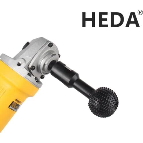 Free Shipping 1PC 100/115/125 Angle Grinder Woodworking Rotary File Carving Grinding Head Burr Ball-shape Milling Cutter Tools