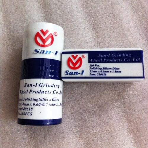 5 Boxes San-I Dental Grinding Wheel Polishing Silicon Resin Discs San-I polishing silicon disc for dental and jewelry polishing