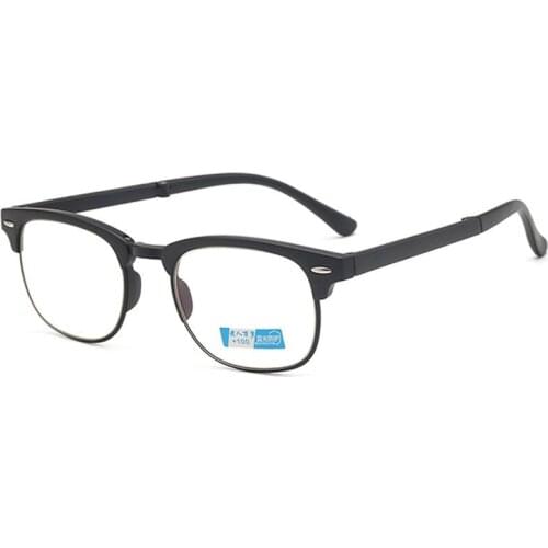 Brand Mens Reading Glasses Anti-Blue Light Business Reading Glasses Frosted Reading Glasses + 1.0 + 1.5 + 2.0 ~ + 4.0 Neutral