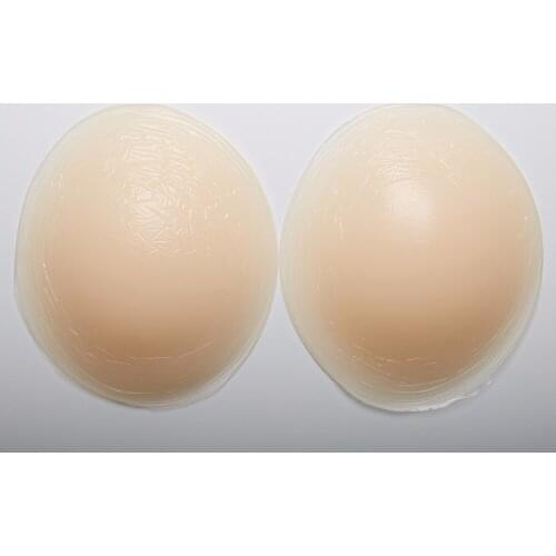 180g/pair Women Swimsuit Bikini Breast Enhancer Push Up Bra Pads Wedding Dress Nipple Cover Silicone Breast Pads Skin Color