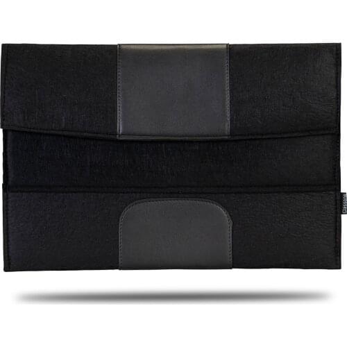 Italian and Turkish Design Real Felt 15.6 Inch Laptop Sleeve 15, 14, 13.3, 13 Inch Compatibility For Macbook, Ultrabook and Note