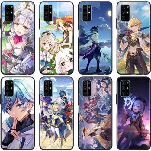 Funda Genshin Impacts Game Soft TPU Cover For Honor 9 10 X10 9A 9C 9S 9N 10i 10X 9X Lite Pro 5G Phone Case Shell