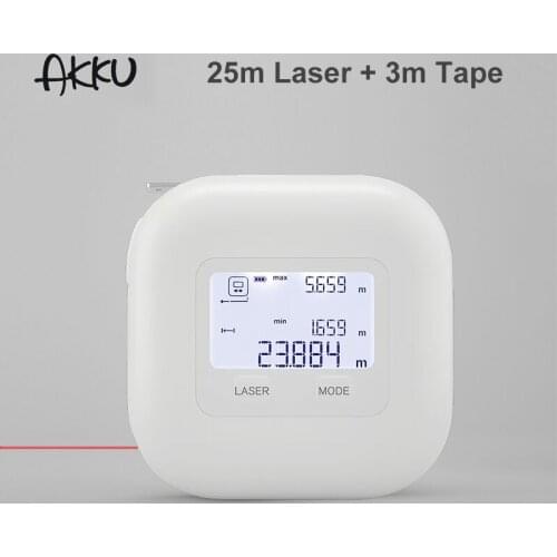 Xiaomi 2 in 1 Digital Laser Measure Laser Ranging Tape with LCD Display Measuring Tape Laser Rangefinder Measuring Mi Tools