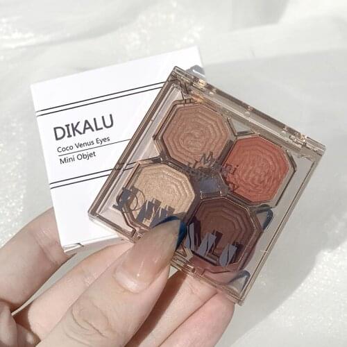 DIKALU Bright Gemstone Eye shadow Pearly Matte Earth Eyeshadow Palette long lasting Korea makeup new cosmetics maquillaje TSLM1