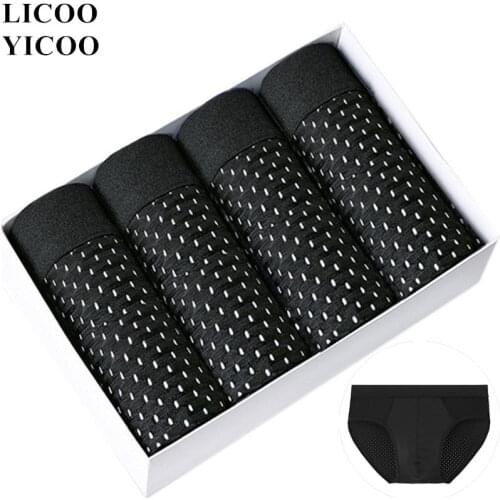 Мужские бесшовные трусы LICOOYICOO China At AliExpress