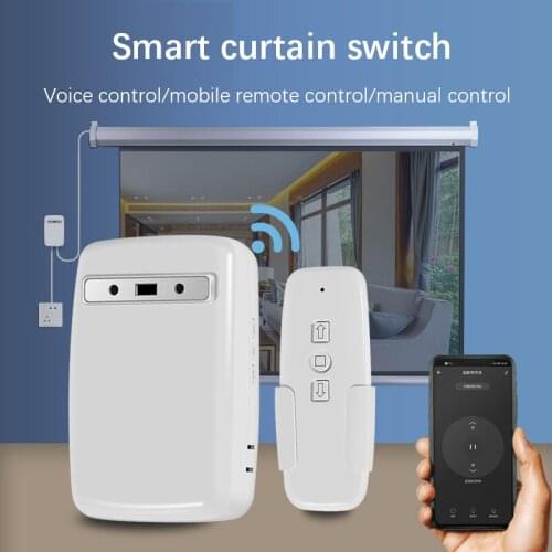 TUYA WiFi Curtain Switch Electric Projection Screen Automatic Lifting Wireless Remote Control Switch Curtain Wireless Switch New
