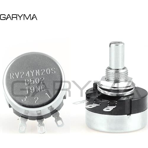 RV24YN20S 101 102 B103 104 105 201 202 203 204 254 302 303 501 502 503 504 5K 10K 100K 500K 200K 100 ohm Potentiometer