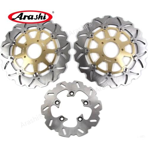 Arashi 1 Set 310 / 220 mm CNC Front Rear Brake Disc Rotors For SUZUKI SV S 1000 2003-2007 SV1000S SVS 2003 2004 2005 2006 2007