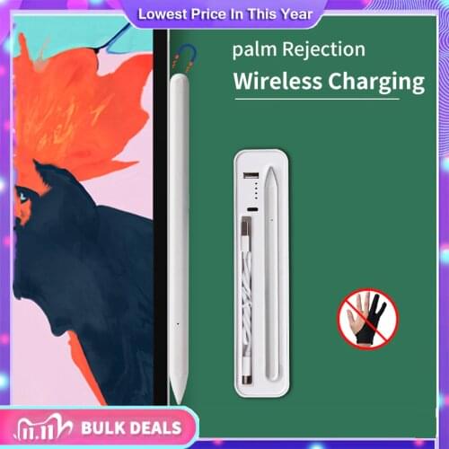 Active Stylus For Apple Pencil 2 iPad Pro 11 12.9 ipad 2018 6th 7th mini 5 Air 3 Magnetic Wireless Charging case Palm Rejection