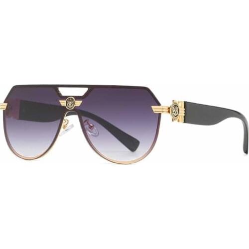 Classic Fashion Rimless Pilot Sunglasses Men Women Luxury Brand Designer Vintage Travel Driving Sun Glasses Male UV400 Eyewear