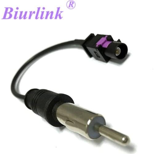 Biurlink Universal One Way OEM Car Radio Antenna Adapter Fakra External Cable Auto Stereo DVD Player Fakra Antenna Wire