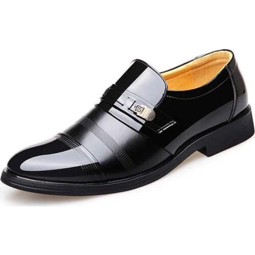 XMISTUO Mens Leather Shoes