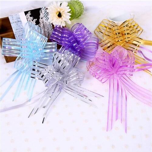 1pcs Colorful Gauze Flower Pulling Party DIY Decorations Baby Shower Cutout Festive Party Supplies DIY Decorations Event Party