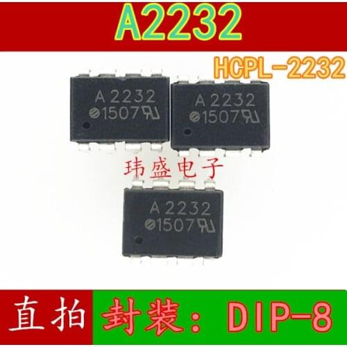 10pcs HCPL-2232 A2232 DIP-8