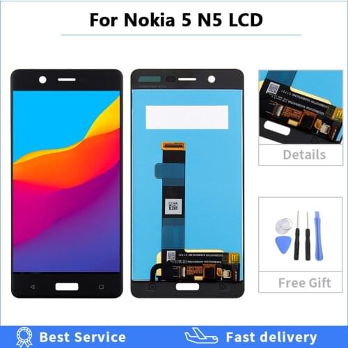 100% Tested For Nokia 5 N5 TA-1008 TA-1030 TA-1053 Lcd Display Touch Screen Digitizer Assembly Replacement Parts with Free Tools