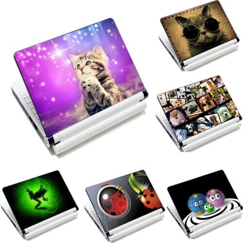 14" 15.4" 15.6" Animal Prints Laptop Skin Decal Sticker Cover PVC Notebook PC Reusable Protector for Macbook Lenovo HP Dell Acer