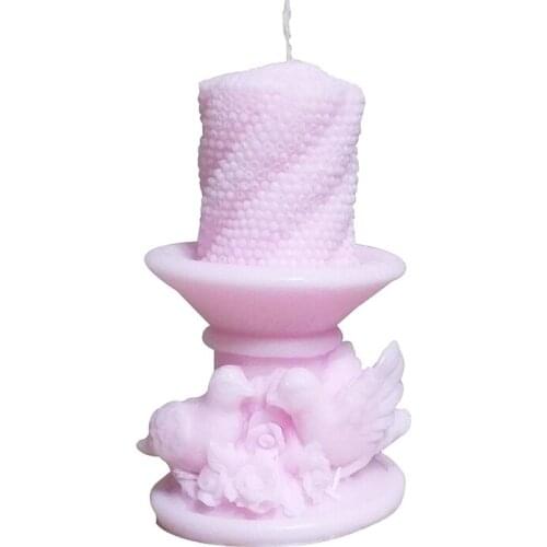 3D Silicone Candle Mold Love Bird Shape Soap Aroma Candle Mould DIY Handmade Craft Resin Clay Tool