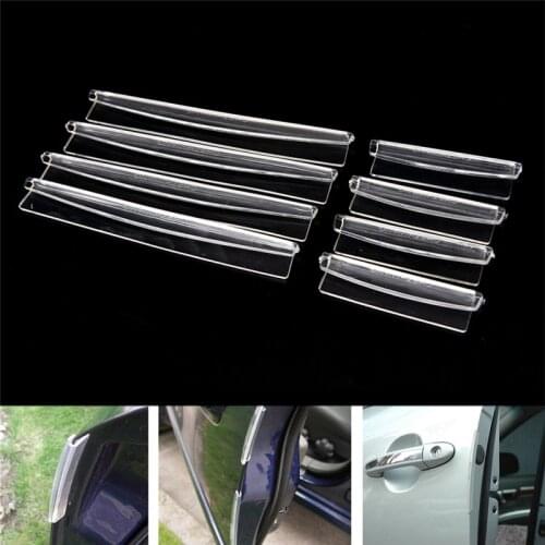 8Pcs Universal Car Door Edge Guards Trim Molding Protection Strip Scratch Protector Car Crash Barriers Door Guard Collision
