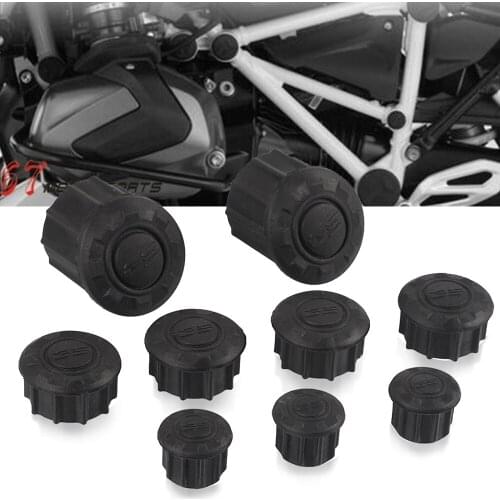 9PCS R1250GS Frame Hole Cover Caps Plug Decor For BMW R 1250GS R 1250 GS R1250GS LC Adventure ADV R1250GSA 2019 20 Frame Cap Set