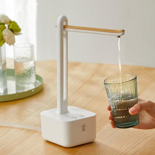 2021 New Electric Dispenser Drinking Water Bottle Pump Foldable USB Charge Drinking Bottle Switch Water Pump