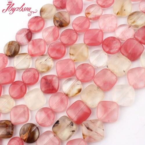 14mm Multicolor Watermelon Glass Crystal Gem Stone Beads Loose Strand 15" For DIY Necklace Bracelet Jewelry Making,Free Shipping