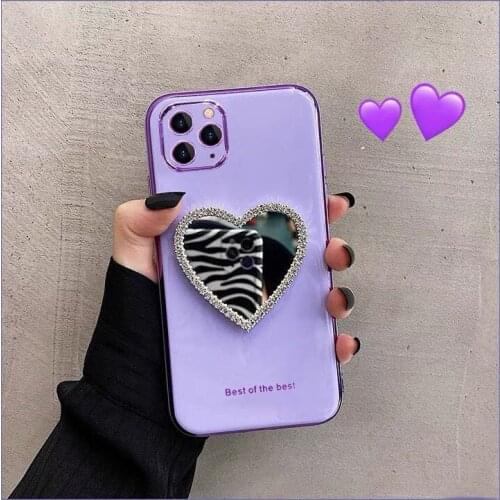 Luxury Electroplating Mirror Soft Case for Samsung Galaxy A51 A50 A71 A70 A20 A30 S21 Plus S9 S10 S20 Note 20 Ultra 10 9 8 Cover