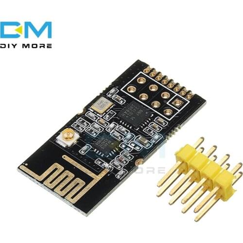 Diymore GT-24 Wireless Module 2.4G NRF24L01+PA+LNA 1100M Distance SMD SPI Board With Antenna Electronic Diy Kit