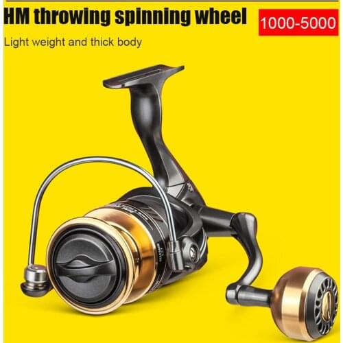 Innovative Water Resistance Spinning Reel Metal Spool Spinning Fishing Reels Bearings Big Trolling Fishing Reels