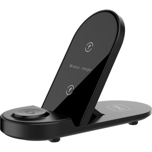 Wireless charger bracket fast charging board foldable bottom base 3 in 1 for iphone12 x xs xr Airpods Pro Apple Watch