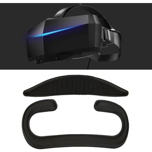 Eye Mask Cover For Pimax Vision 8K/5K Glasses Light Blocking Foam Leather Face Eye Cover Pad With VR Lens Cover VR Accessories