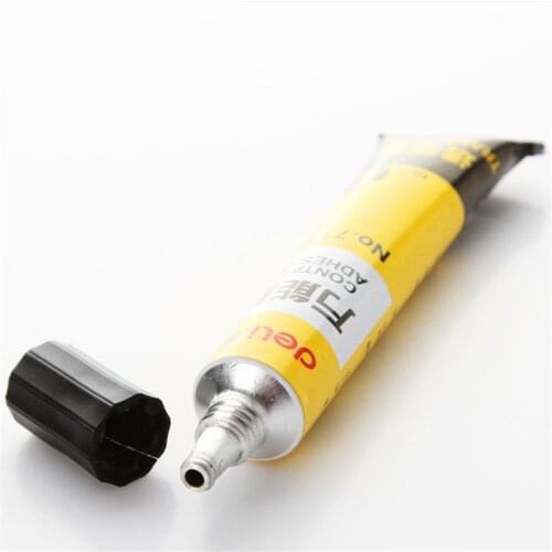 Deli 7ml Multipurpose Adhesive Liquid Super Glue DIY Jewelry Rhinestone Metal Glass Rubber Strong Bond Contact Nail Gel Glue