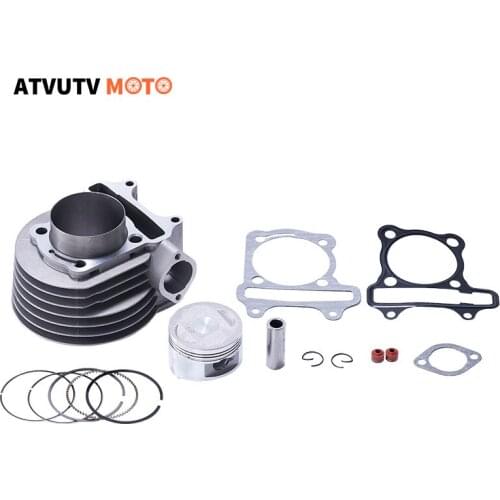 Motorcycle Engine 61mm Big Bore Cylinder Kit With Piston Kit For Gy6 175cc Chinese Scooter Moped Atv Go-kart