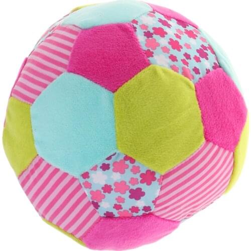 Soft Hand Rattles Bell Kids Baby Funnny Crawling Ring Ball for Infant Gift
