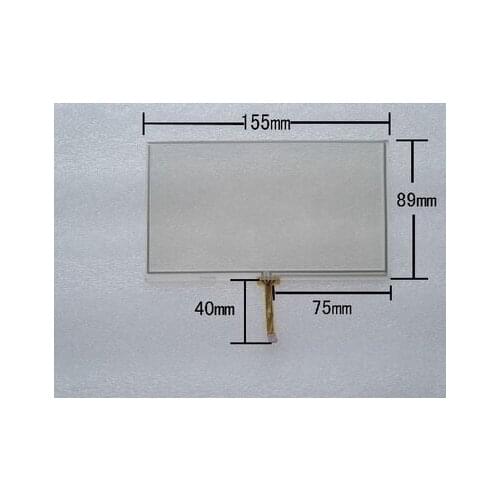 New 6.5 inch touch screen car navigation 155*89