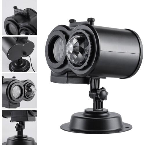 Xmas Halloween Projector Animation Effect IP44 Indoor/Outdoor Projector 12/16 Patterns Snowflake/Snowman Night Light