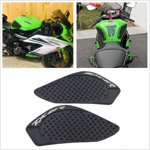 3M Decal Anti slip Tank Pad Gas Knee Grip Traction Side For Kawasaki ZX6R ZX 6R 2009 2010 2011 2012 2013-2015 Protector Sticker