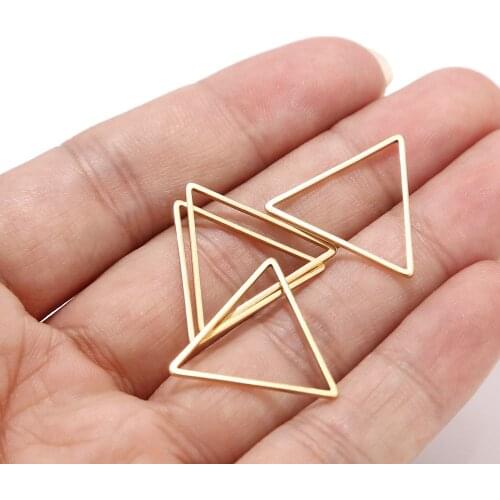 Stainless Steel Charm Connectors For Earring Jewelry Making Hypoallergenic Seamless Links