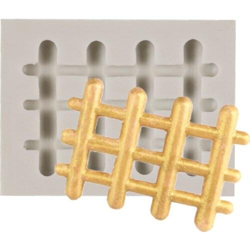 Fence Shape Silicone Mold Fondant Sugarcraft Chewing Gum Mold Handmade Chocolate Baking Utensils A178