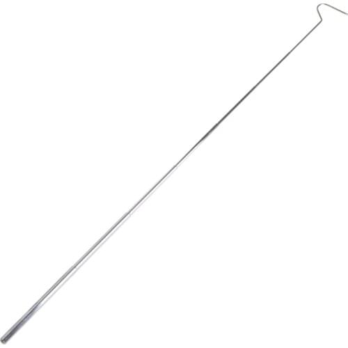 Snake Hook Stainless Steel Silver Adjustable Long Handle Catching Tool Trap Tong