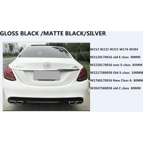 NEW Star Logo Emblem Badge for Mercedes Benz A C E CLA GLC Class 3 Pins with Original Arc W212 W222 W221 W176 W204