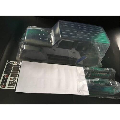 1/10 RC Rock Crawler Clear Body wheelbase 313mm for 1/10 RC Rock Crawler Axial Wrangler AX90027-28 SCX10 AX90046